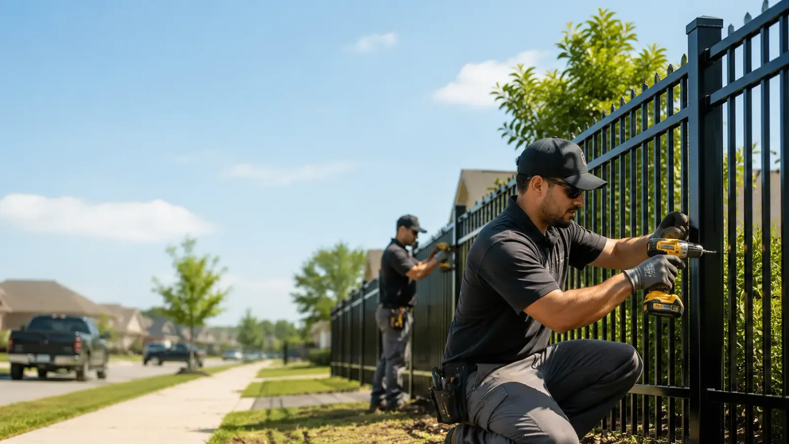 Metal Fence Installation in Alleyton, TX
